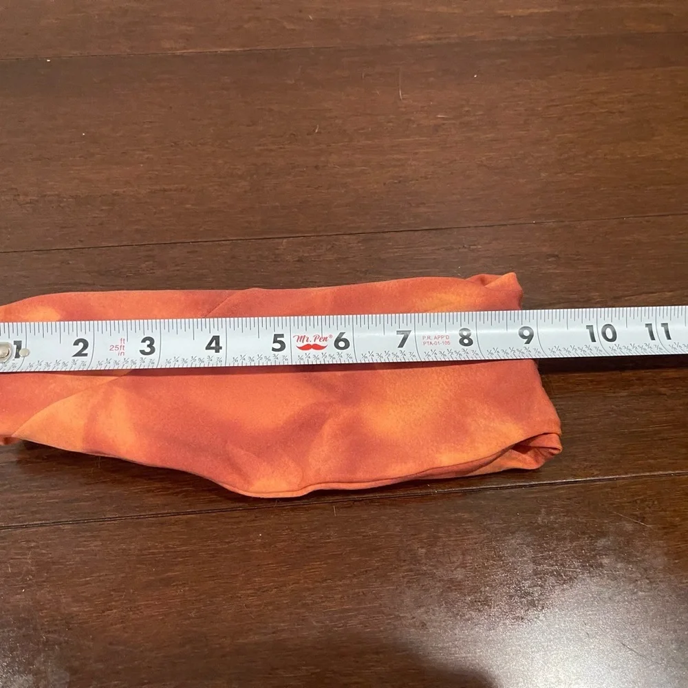 guc athleta Orange Tie-Dye Headband